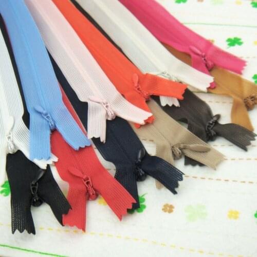 Clothing Lace Invisible Zippers For Underwear 60Cm Bag Hidden Zips For Clothes Packet 30Cm Zipper Invisible Skirt Sewing Zi