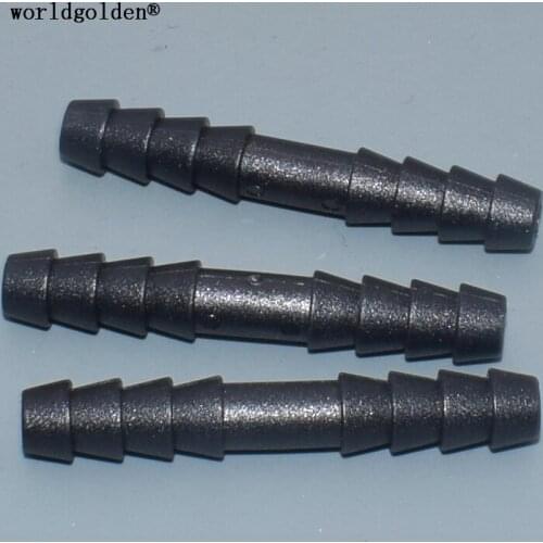 Worldgolden 10pcs plastic fasteners Hose Connector Barbed On Both Ends