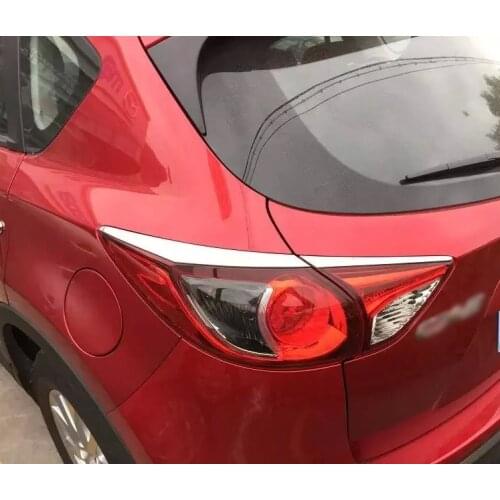 For Mazda CX-5 CX5 2015 2016 ABS Chrome Tail Light Rear Back Frame Lamp Trim molding