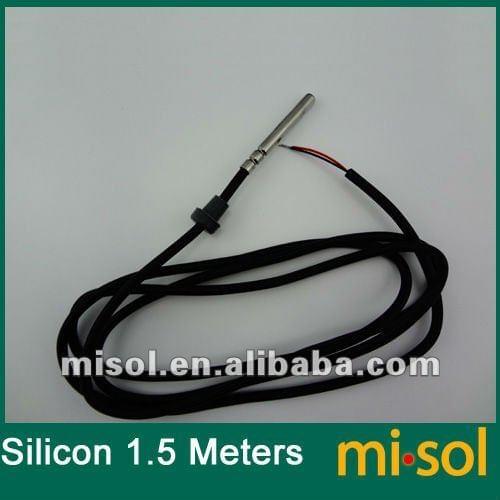 10pcs/lot of Temperature SENSOR for Solar Water Heater, PT1000, silicon cable