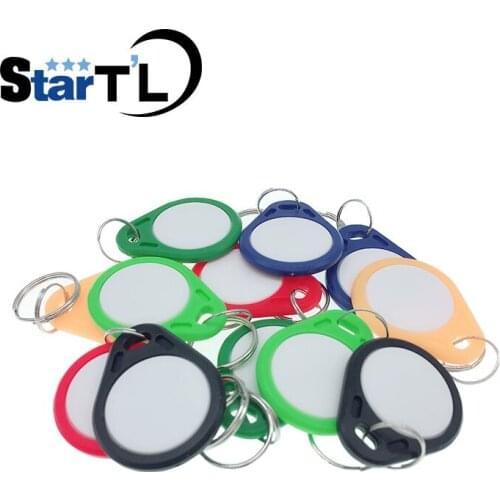 10 pcs Writable Tokens 13.56MHz chip Tags IC Card Key Chain Card Access Card for RFID reader keypad access control system