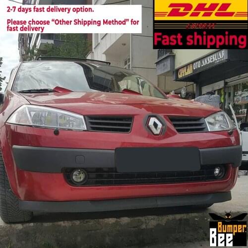 RENAULT MEGANE 2 Astra H LIP Model FRONT SPOILER BUMPER LIP Euro Spoiler Lip Universal 2 pcs Body Kit
