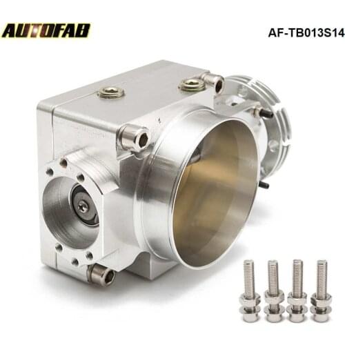 70mm Intake Throttle Body cnc w/adaptor Plate Billet Race For Nissan Silvia SR20 S14 S15 SR20DET AF-TB013S14