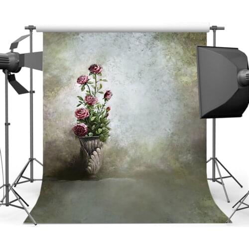 Mehofoto Abstract Vintage Old Master Floral Backgrounds Photography for Portrait Backdrops Photo Studio Props CM-0573