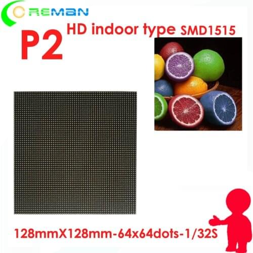 Freeshipping p2 ph2 smd1515 black led module , Epistar chip Nationstar high quality led module p2 full color indoor best price
