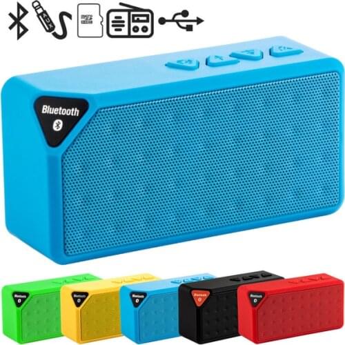 MXPOKWV X3 Wireless Bluetooth Speaker Loudspeakers Mini Music Box Subwoofer With Mic for phone computer support fm radio u disk