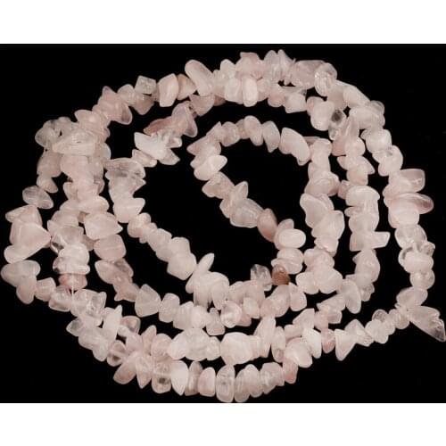 5~10mm Natural Pink Crystal Irregular Gravel Beads Quartz Gem Stone Beads Chip Crystals Beads Healing Crystal Diy 88cm/Strand