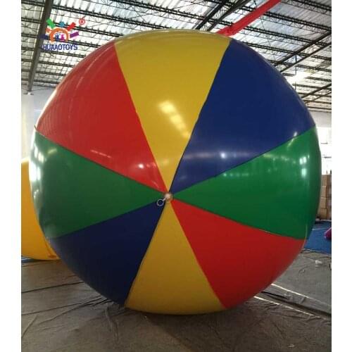 Free Shipping 2.5m(98 inch) Giant PVC Rainbow Beach Ball Inflatable Beach Ball for sale