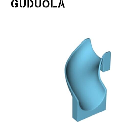 Guduola Special Brick Left Slide 6x6x6 (28387)MOC Building Block Educational DIY Toys Parts 2pcs/LOT