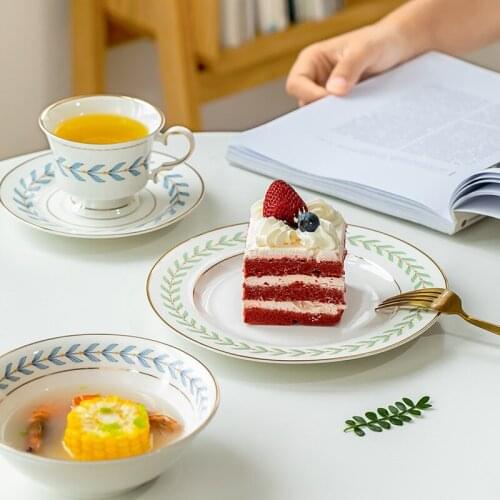 Japanese style Phnom Penh ceramic Western food plate creative breakfast dessert steak dinner plates