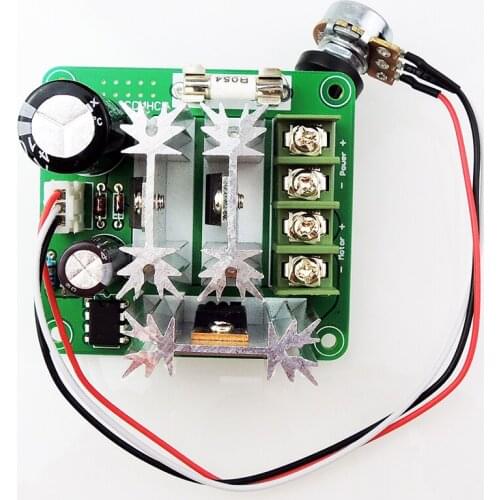 1pcs CCMHCN DC motor controller PWM DC motor speed regulator PLC 6V12V36V60V90V15A Free shipping