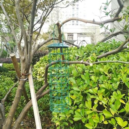 Bird Feeder Metal Bird Feeder Outdoor Bird Feeder Hanging Feeding Tool for Attracting Birds Garden Decoration