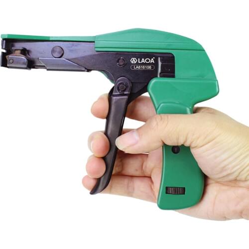 LAOA Cable Ties Gun For Cable Ties Fastening Tool Cutting Tools 2.2-4.8MM For Assemble Line