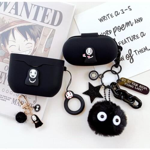 Cute Cartoon Silicone Cover for Sony WF-1000XM3 Case Bluetooth Earphone Protect Accessories for Sony WF-XB700 Portable Keyring