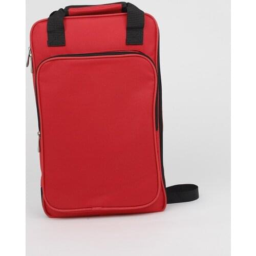 Multi function red double shoulder drum bag with cotton thickened Oxford cloth portable shoulder back instrument accessories