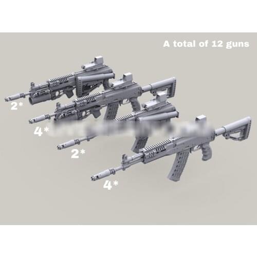 1/35 Resin Model Figure GK , A total of 12 guns , Unassembled and unpainted kit
