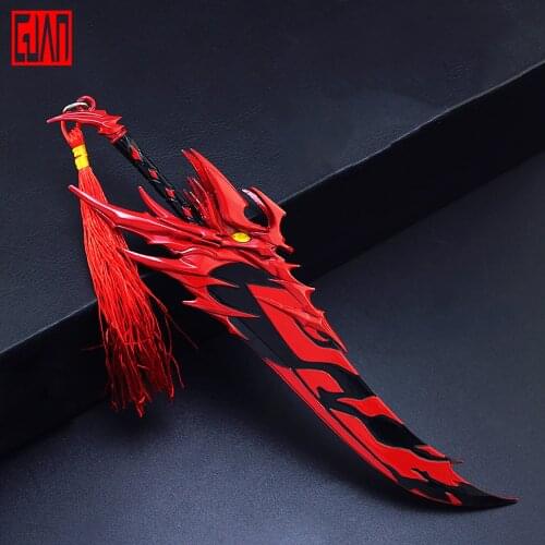 Assassin Game Peripheral Weapon Model Magic Knife Thousand Blade Blood Blade Abyss Demon Weapon Model Metal Pendant Scissors