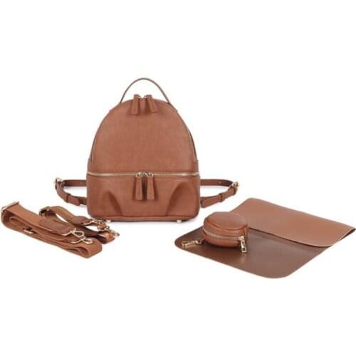 Mummy Nappy Diaper Shoulder Bag Maternity Large Capacity Multifunctional Baby Care Nursing Backpack D0LF