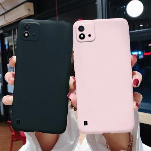 Soft Case For Realme C20 C11 2021 Candy Color Full Back Phone Cover For Oppo Realme C20 C 20 Case 6.5inch RealmeC20 Coque Bumper