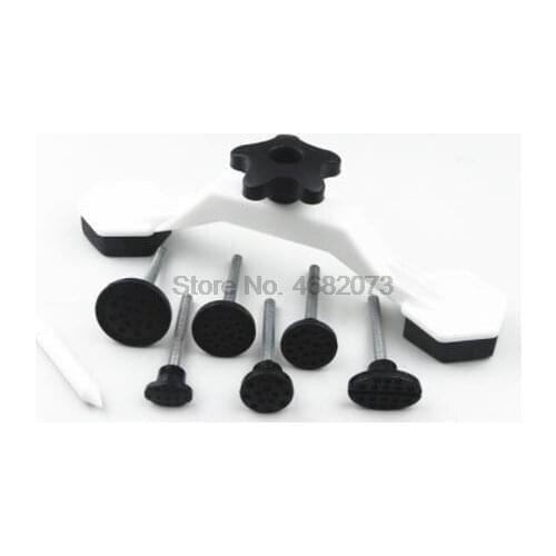 By DHL or Fedex 100sets Fix Dent Repair Tool Kit 8pcs Instrument Paintless Car Body Damage Pulling Bridge Removal Glue Tool