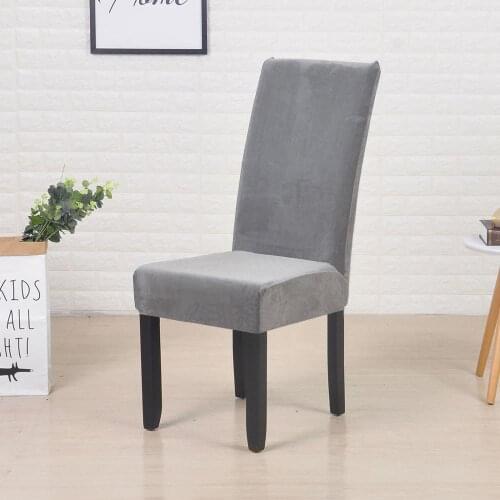 Plush chair cover Stretch chair protector Living room hotel wedding banquet Elastic chair cover 1/2/4/6 PCS Universal