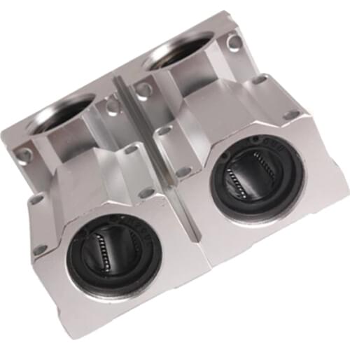 SZ Hot 4 Pcs SC20UU 20mm Aluminum Linear Motion Ball Bearing Slide Bushing for CNC