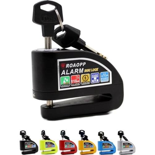 Universal Motorcycle Alarm Lock Motorbike Anti-theft Alarm Wheel Disc Brake Security Safety Siren Lock for Honda Suzuki Kawasaki