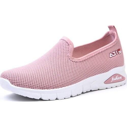 Womens Casual Shoes Chunky Sneakers Platform Walking Shoes Fashion Knited Casual Loafers