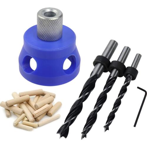 3-10mm Vertical Drill Guide Pocket Hole Jig Straight Angle Guide Doweling Jig Positioning Hole Puncher Woodworking Tools