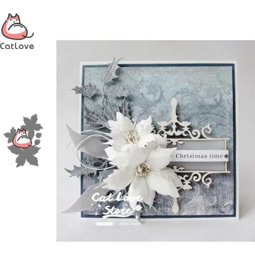 3PCS Flowers Plant Metal Cutting Dies Scrapbooking Stencil DIY Decorative Craft Embossing Die Cuts Card Making New Dies For 2019