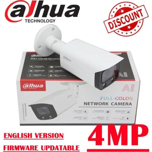 Dahua 4MP POE IPC-HFW5442T-AS-LED H.265 IP67 IK10 Full Color WDR Bullet WizMind Network CCTV IP Camera