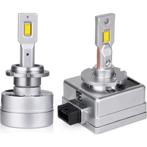 HLXG D1S D3S LED Lamp CanBus No Error D2R D5S D8S D1R D2S D3R D4S D4R Car LED Headlight LED 90W Conversion Kit White Auto Bulb