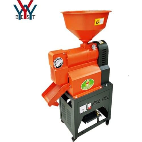 New Type Adjustable Electric White and Brown Rice Husker Huller Sheller Paddy Milling Peeling Machine Household Farm Machinery