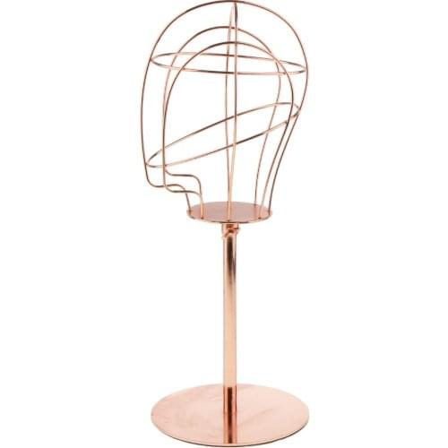 Metal Wire Rack Mannequin Manikin Head Model Stand for Glasses Hat Baseball Cap Helmet Wig Display Storage