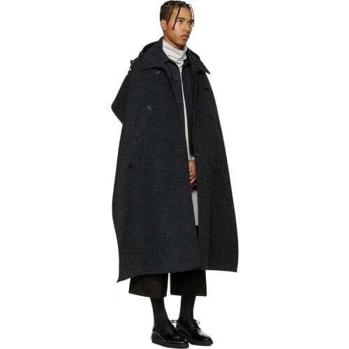 Mens clothing GD Hair Stylist fashion Catwalk street Straight pants Wide leg pants plus size costumes