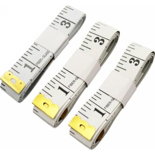 60 Inch Soft Measuring Ruler Sewing Tailor Tape Ruler for Weight Loss Body Measurement Dressmaking Meter