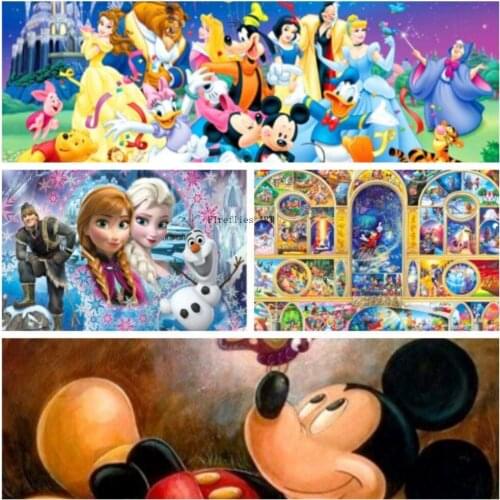 Full Square/Round Drill 5D DIY Diamond Painting "Disney Character" Embroidery Cross Stitch Kits Mosaic Kids Home Decor Gift