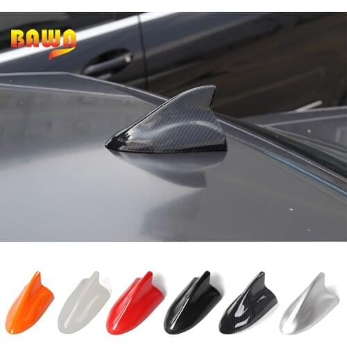 BAWA Aerials Cover Sticker For Dodge Challenger ABS Car Modified Shark Antenna Decoration Cover Sticker For Dodge Challenger