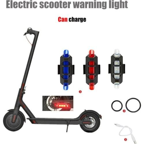 Rechargeable Warning Led Strip Light Flashlight Strip Light For Xiaomi Mijia M365 Electric Scooter Night Cycling Safety Light
