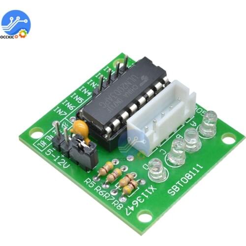 High-power ULN2003 Stepper Motor Driver Board Test Module For 28BYJ-48 5V 12V For Arduino