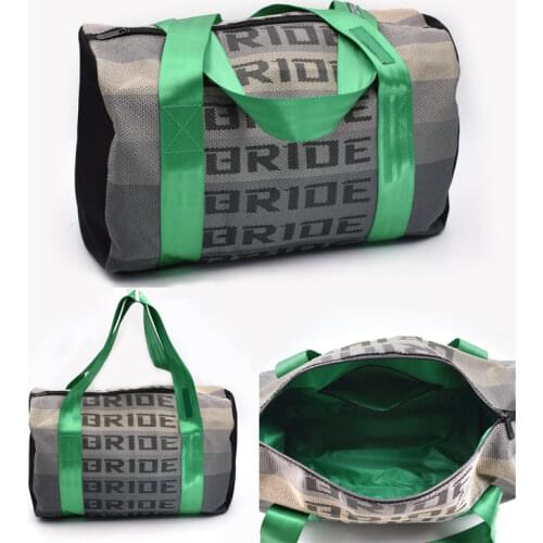 JDM Style Bride Racing Handbag Messager Duffle School Bags Outdoor Traveling Bag Fabric Canvas Handbag Racing Souvenirs