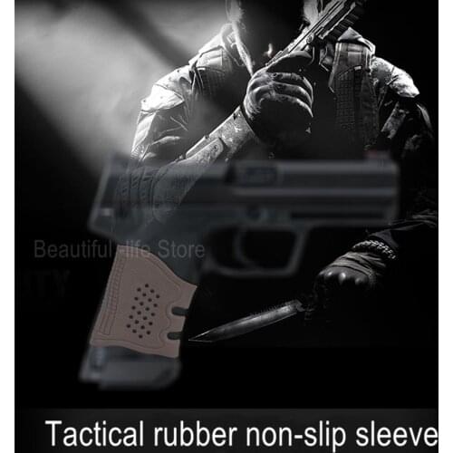 Glove Protect Cover Sleeve Anti Slip For Most Handguns Tactical Pistol Rubber Grip Holster Wholesale Glock Hunting Accessories