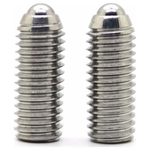 1pcs M3*6/8/10/12/16/20 304 stainless steel wave beads positioning beads marbles Boyjazz ball screws tight spring ball plunger