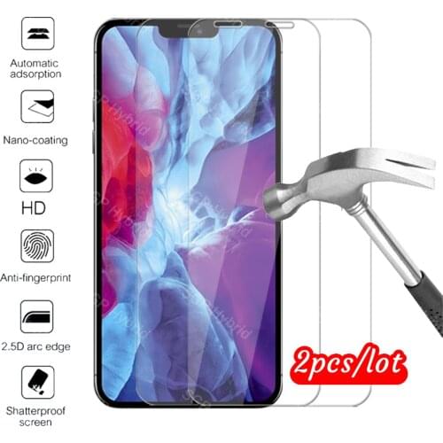 2pcs tempered glass for iphone 12 mini pro max screen protector on iphone12 iphon ihone 12 phone HD protective film