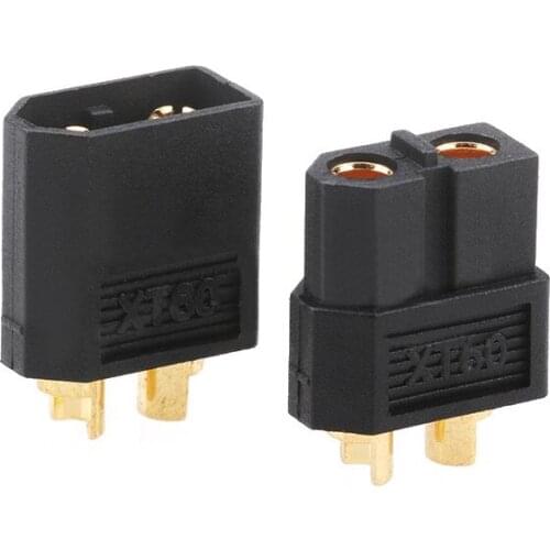 500 pairs High Quality black XT60 Male Female Gold Plated Banana Plug connector Terminals