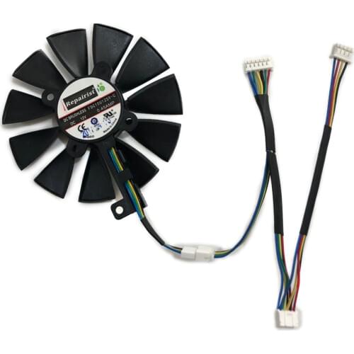 87MM(90MM) FDC10U12S9-C RX580 RX480/VEGA64 VGA GPU Cooler Fan For ASUS ROG-STRIX-RX VEGA64/580/480 Graphics Cards Cooling