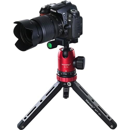 Aluminum Metal Mini Smartphone Tripod with Ball head,Desktop Table Tripod for iPhone Gopro Nikon Canon DSLR Camera DV
