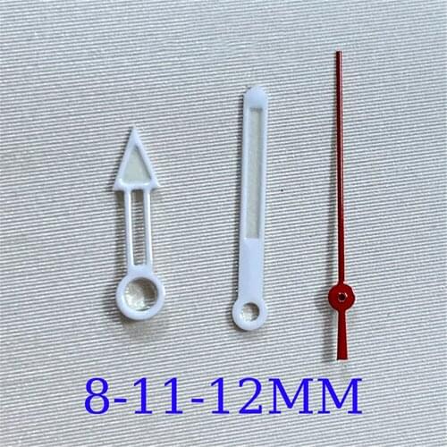 White Red Watch Hands Pointer for NH35/NH36/4R36 Movement Modification Parts Green Luminous