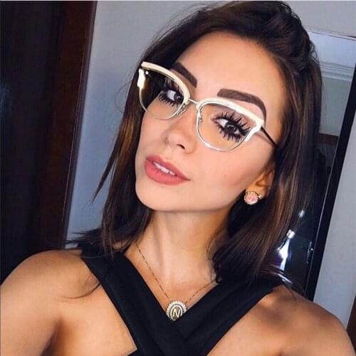 Oversized Men Women Full Frame Myopia Eyeglasses Brand Design Eye Glasses Frame Prescription Eyewear Full Rim Alloy Leg Quality