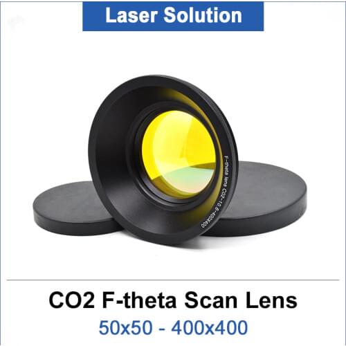 DRAGON DIAMOND CO2 F-theta Scan Lens USA Field Lens 10.6um 50x50 - 400x400 FL63-565mm For CO2 Laser Marking Machine Parts